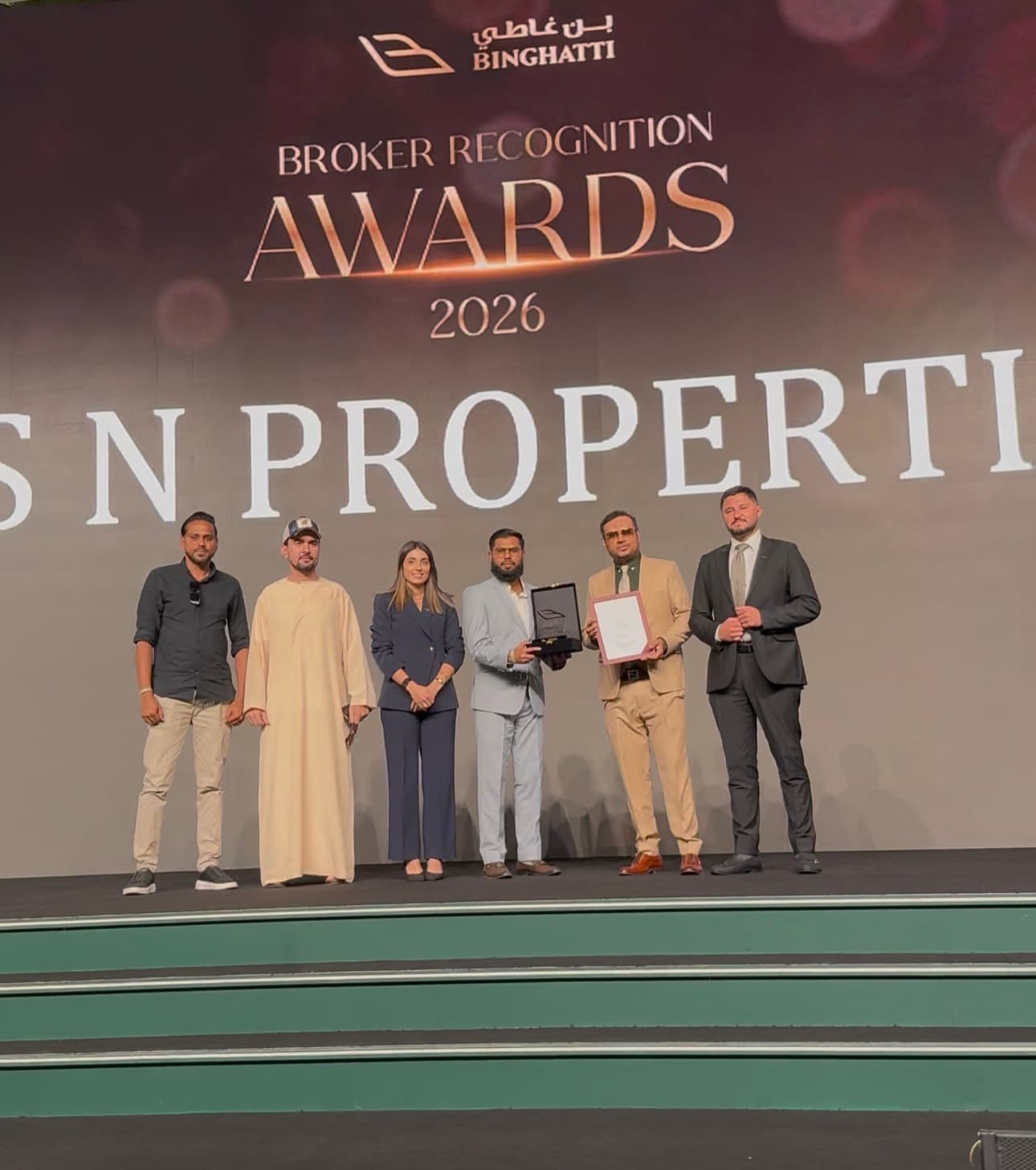 USN Properties Receives Recognition at the Binghatti Broker Recognition Awards 2026