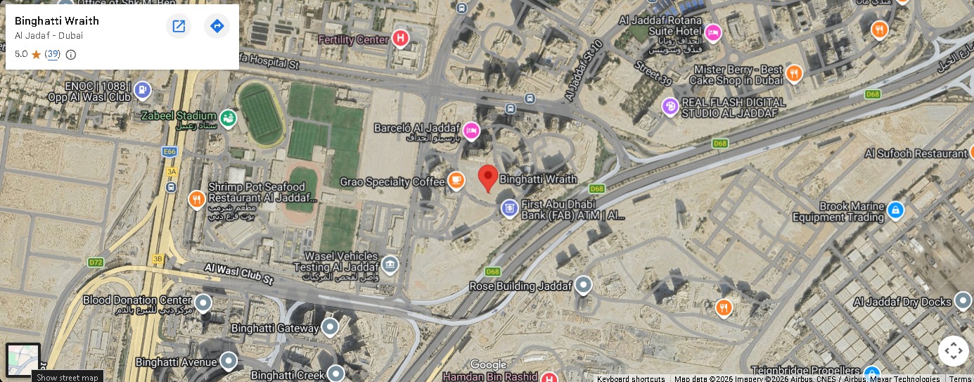 Binghatti Wraith | Luxury Studio Apartment | Al Jaddaf, Dubai Creek | 6 Mins to Burj Khalifa - 1