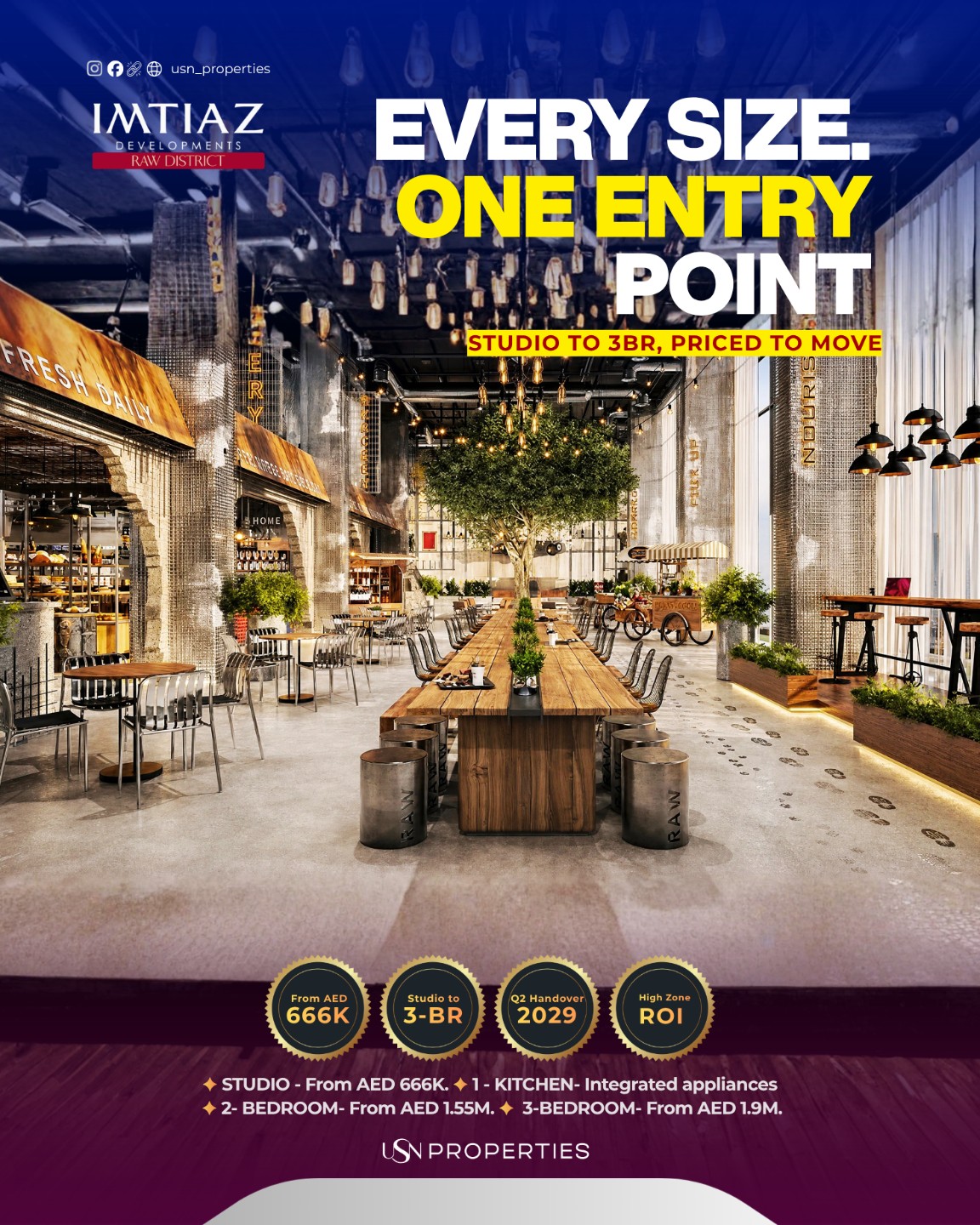 RAW District 2 by Imtiaz – Sheikh Zayed Road, Downtown Jebel Ali - Thumbnail 4