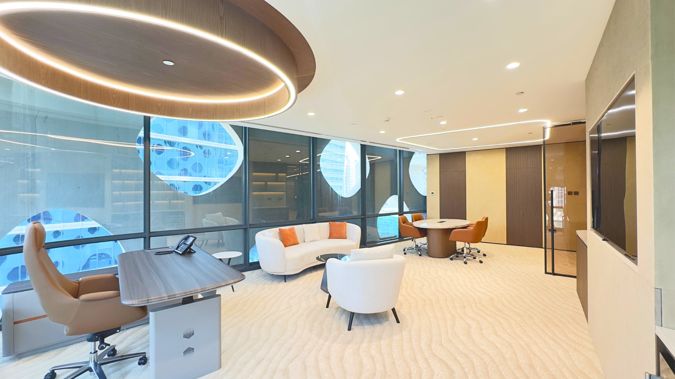 Luxury Furnished Full Office Floor | O14 Tower | Business Bay - Thumbnail 3