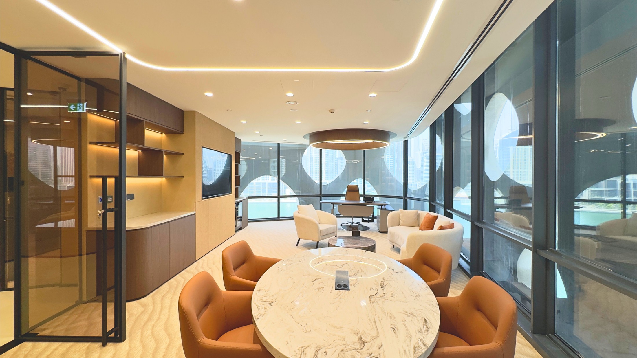 Luxury Furnished Full Office Floor | O14 Tower | Business Bay - Thumbnail 4