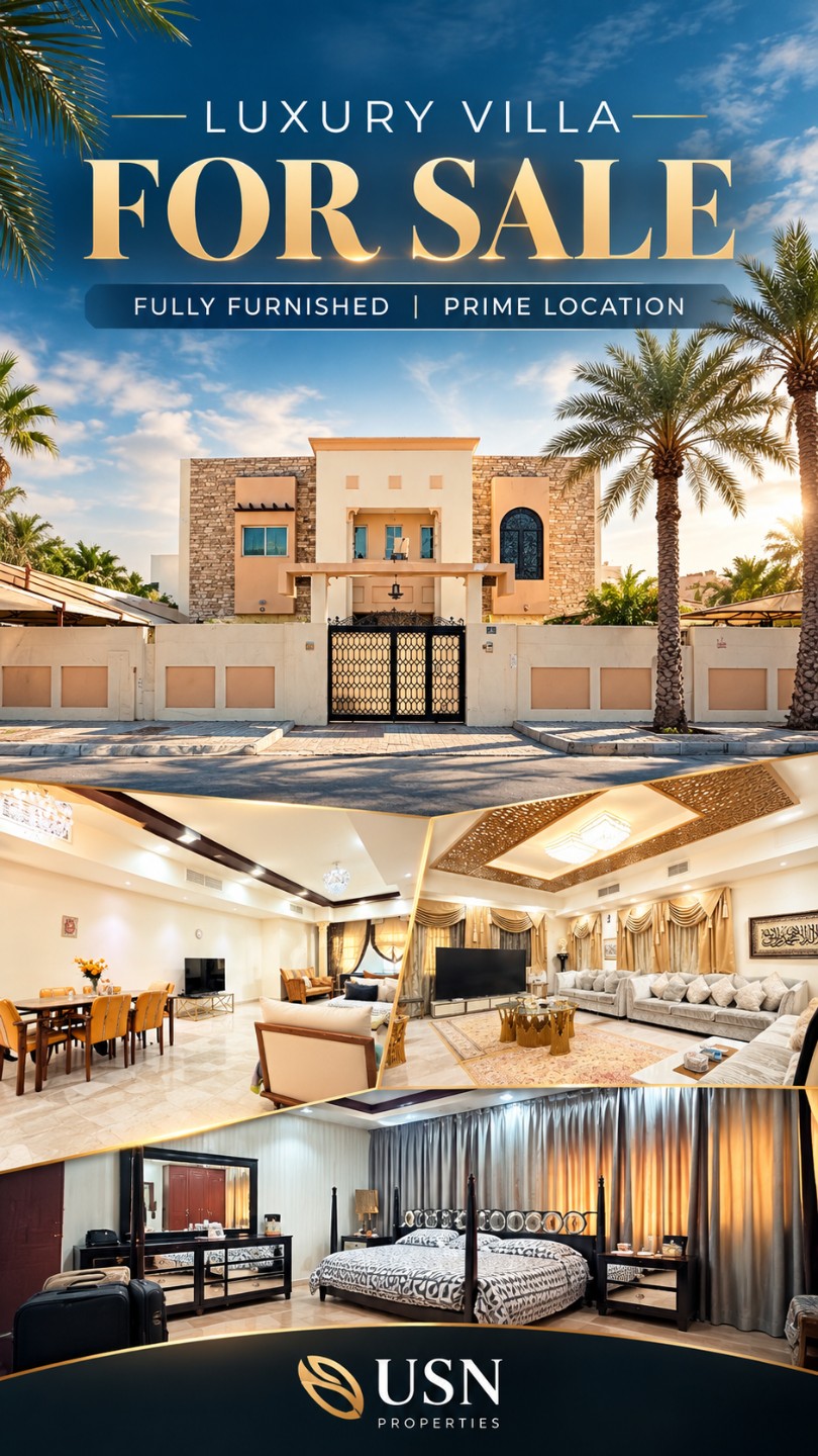 Fully Furnished Luxury Villa for Sale Near Al Nahda Metro Station, Al Twar Dubai - Thumbnail 2