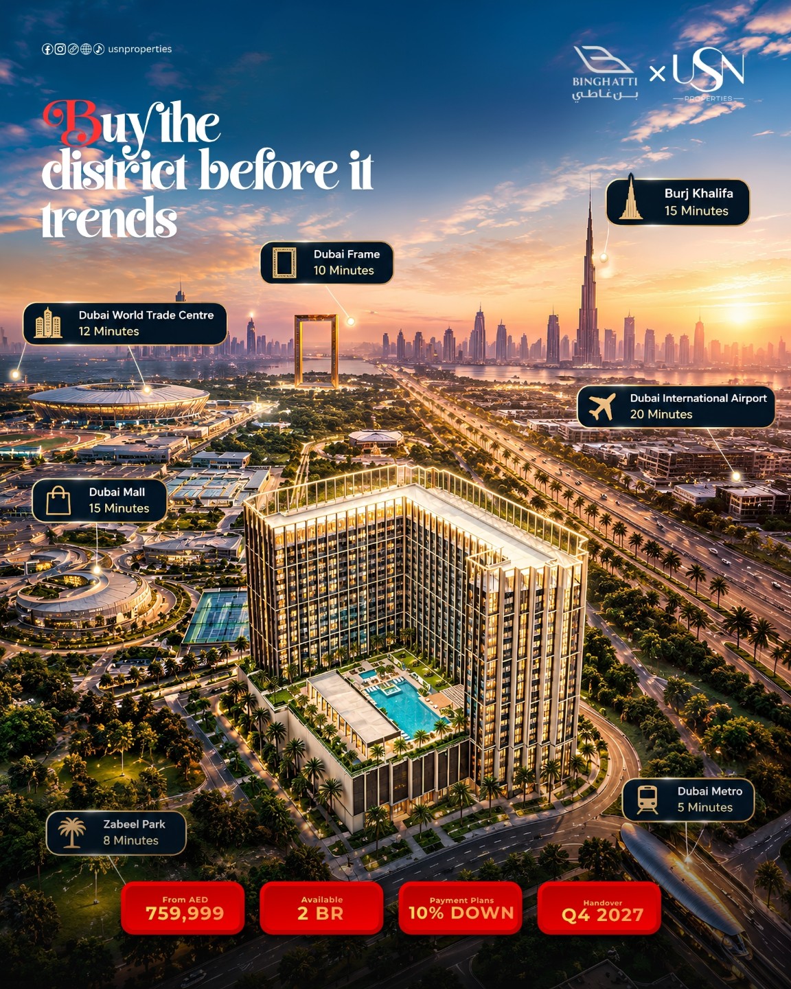 Binghatti Starfall | Luxury Apartments in Dubai - Thumbnail 2