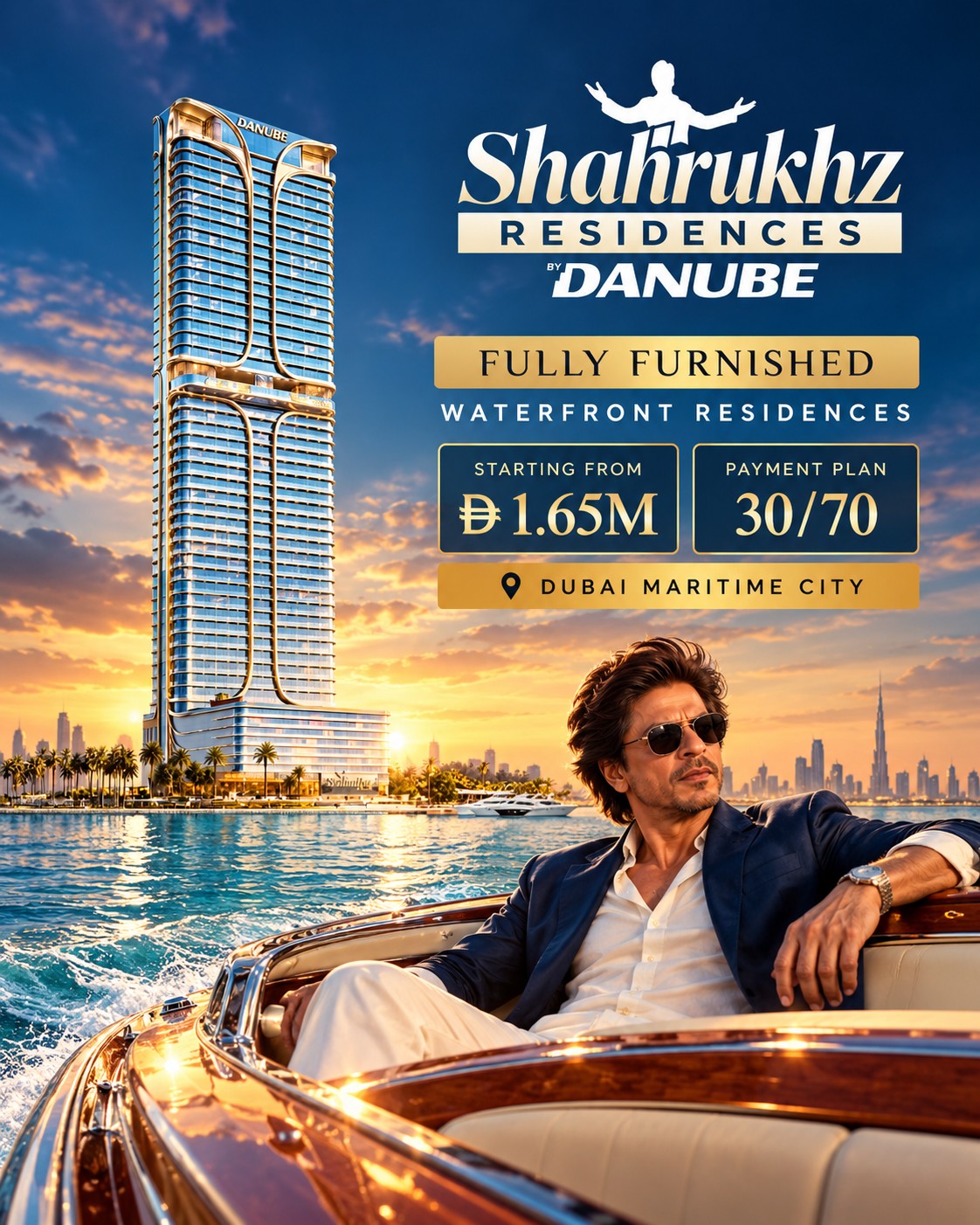 Shahrukhz Residences by Danube | Luxury Waterfront Apartments in Dubai Maritime City - 1