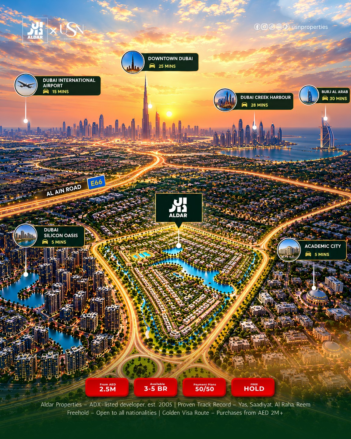 Aldar Greenwood Dubai | Luxury Villas & Townhouses - Thumbnail 4